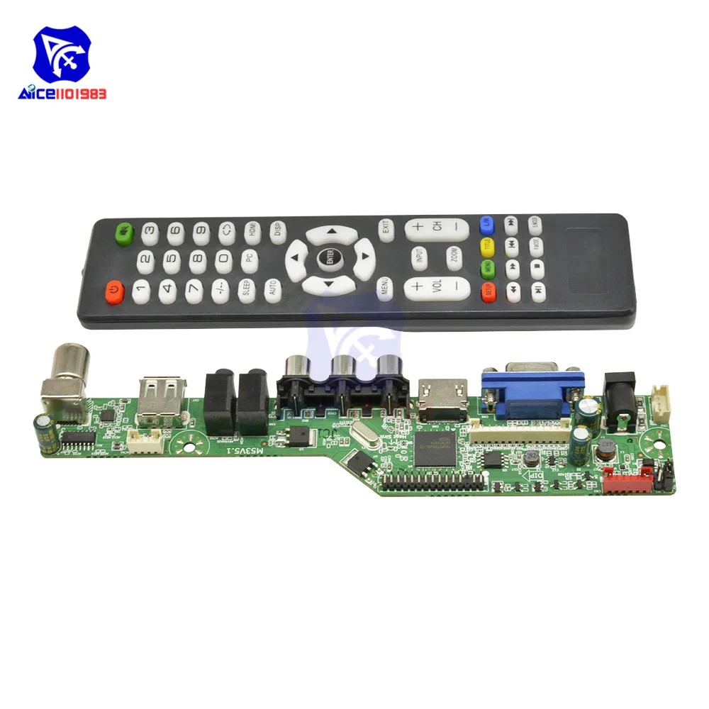 Универсальный ЖК-контроллер разрешение ТВ материнская плата VGA HDMI AV ТВ USB HDMI интерфейс драйвер платы Привод модуль управления