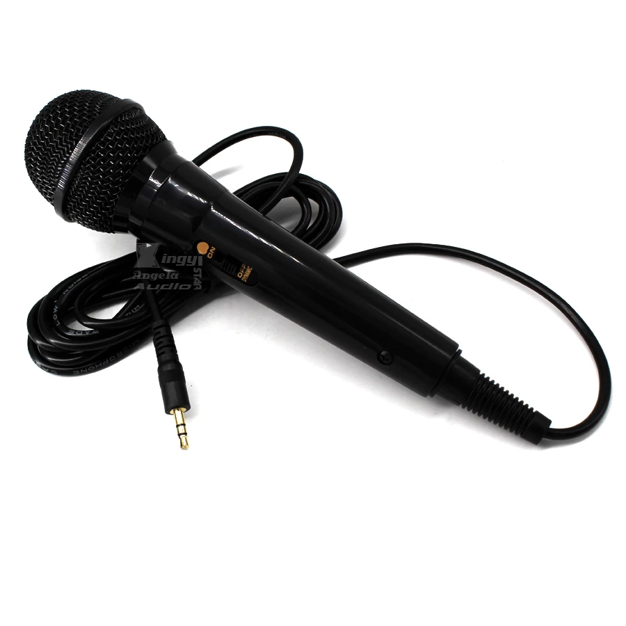 Directional Wired Mic Condenser Microphone 3,5 mm Karaoke systém pro rádio Braodcasting Zpěv Video nahrávací studio Microfone