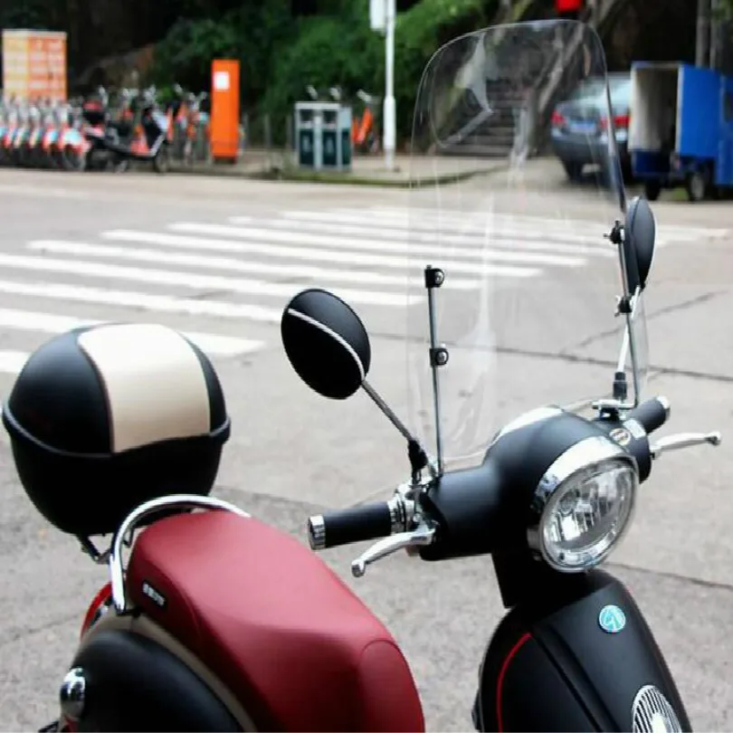 420*420*3 мм оргстекло скутер лобовое стекло Мотоцикл Ветер Дефлектор лобовое стекло мотоцикла с монтажным кронштейном