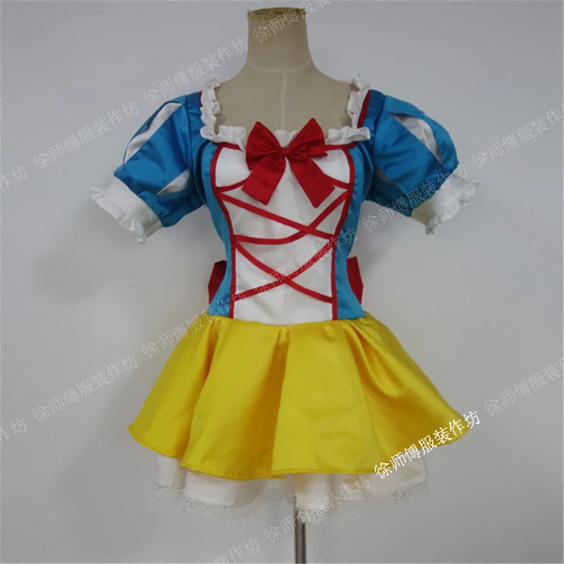 

[Customized] Super Sonico Cosplay Costume snow White ver. Uniform Costumes Halloween Costume for women free shipping