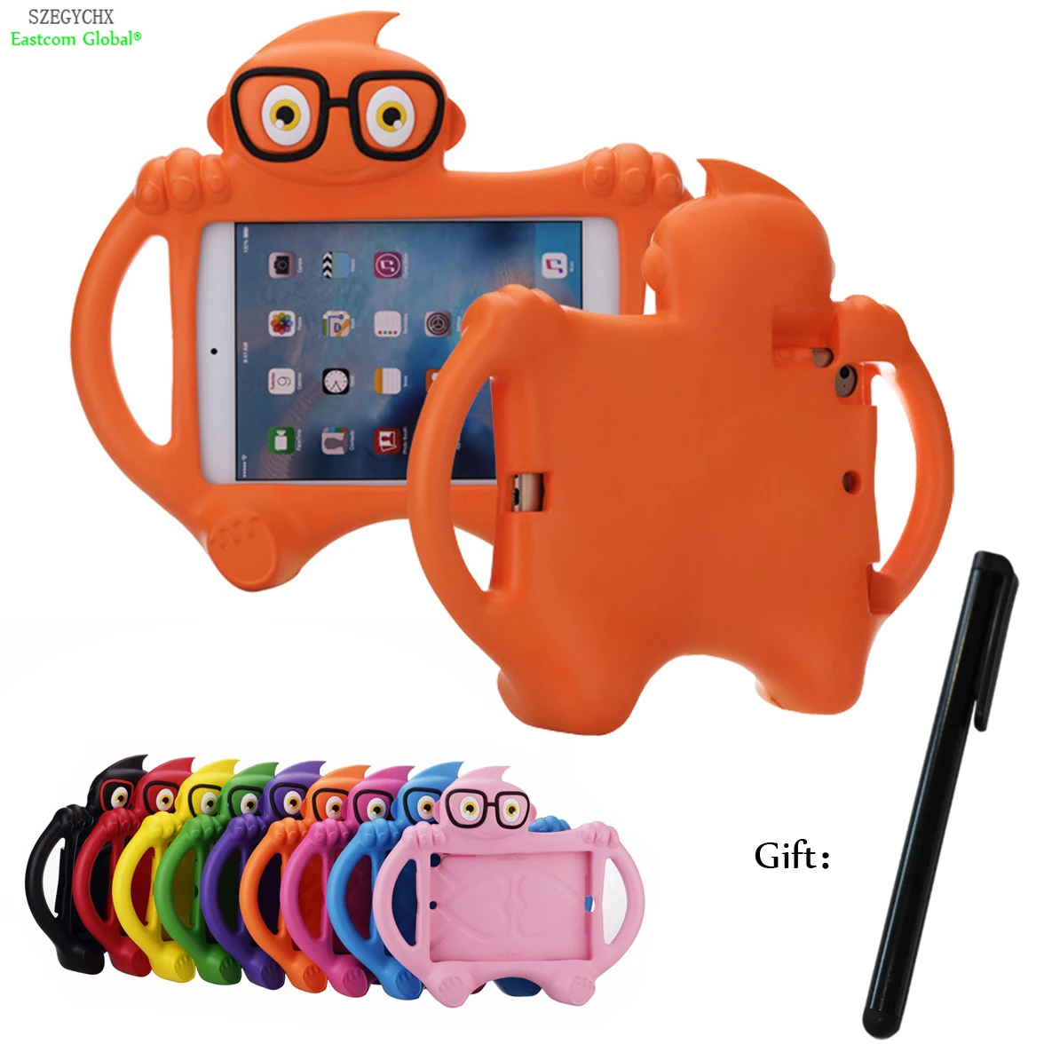

Shockproof Case For iPad Mini 123 Mini4 General Cartoon Cute child Stand ,SZEGYCHX Tablet Cover Case Kids Safe A1538 A1550 A1489