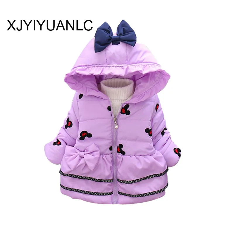 

Girls Outerwear New Winter children's clothing Baby girls cotton warm jacket Kids warm vest coat for 1-4 years old