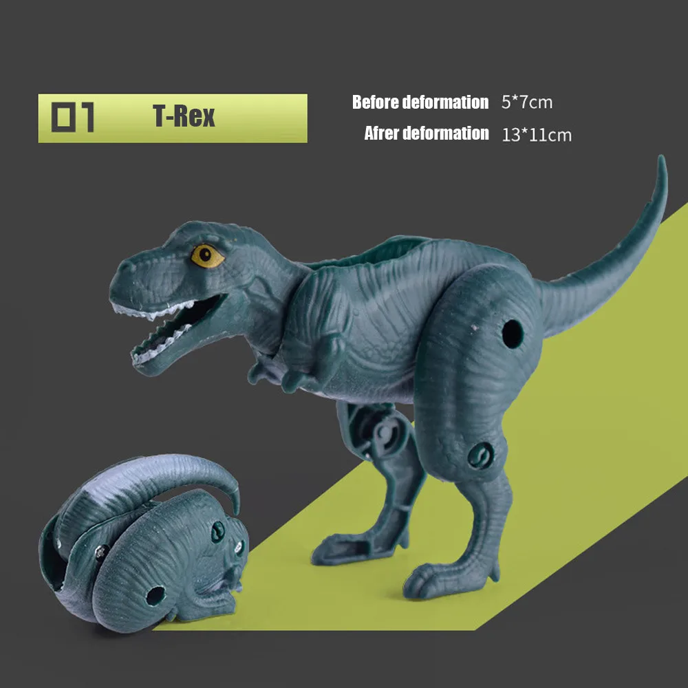 

Education Toy Simulatio Dinosaur Toy Model Deformed Egg Collection For Kids animal toy flexible Made from durable D301205GJ
