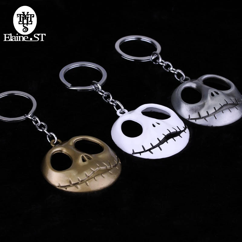 The Nightmare Before Christmas key chains keyrings Horror Movie Pendant