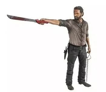 

McFarlane Figurine Sheriff Rick Grimes Machetes Gun Terror TV Series AMC The Walking Dead 25CM Action Figure