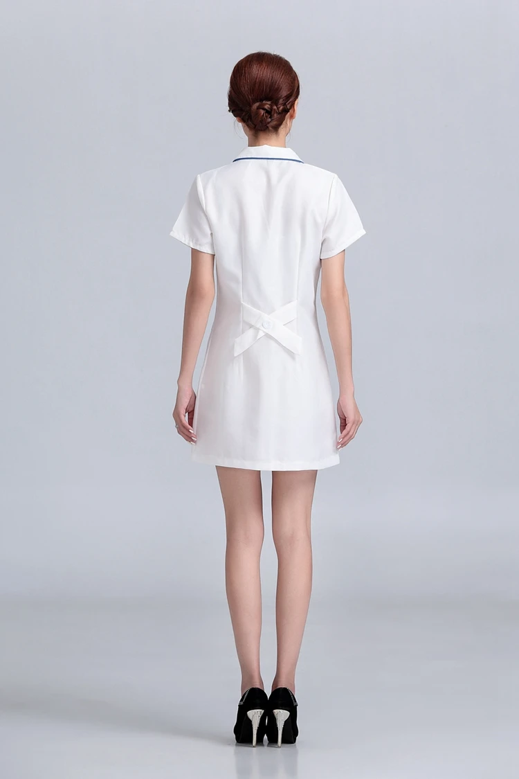 Дизайн женское медицинское пальто одежда белая униформа медсестры Больничная одежда доктора