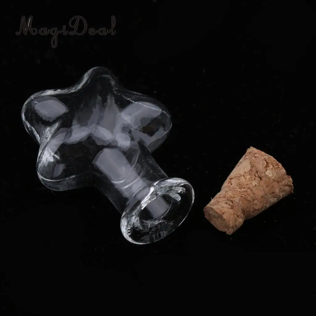 10pcs 2ml Small Glass Wishing Bottles Essential Oils Jars  Fragrance Reed Diffuser Vials DIY Decoration Tool