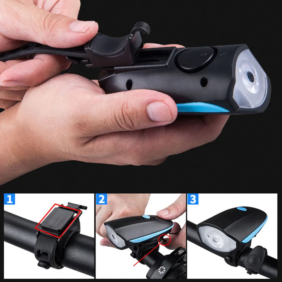 Perfect Waterproof Bike Light USB Rechargeable Bicycle Light Bike Light Headlight with Super Loud Bike Horn 120 DB Super Bright 14 Perfect Waterproof Bike Light USB Rechargeable Bicycle Light Bike Light Headlight with Super Loud Bike Horn 120 DB Super Bright 14