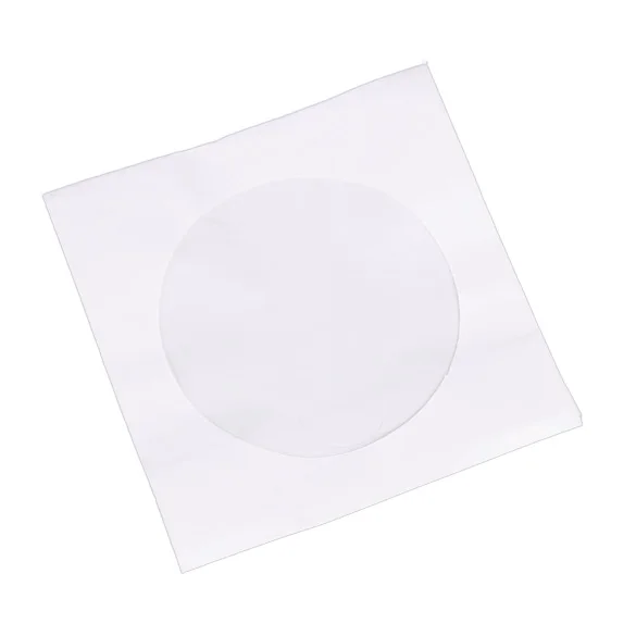95 шт Мини Белый защитный чехол с принтами "Бумага CD DVD диск для хранения сумки конверты клапаном пылезащитный Анти-Царапины компакт-дисков DVD защиты сумка 8,5 см x 8,5 см