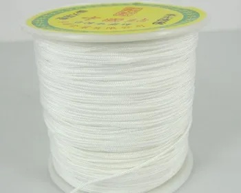 

Wholesale white 1.5mm nylon 160M/175yards/lot Chinese Knot String Nylon Cord Rope for Bracelet jewelry crystal