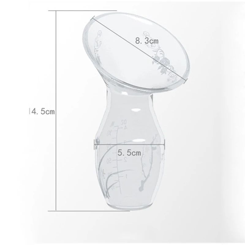 Ручной молокоотсос для кормления Изысканный резной анти-галакторей молочный кремний PP BPA функция ниппеля для кормления T0168