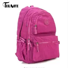 2017 TEGAOTE School Backpack for Teenage Girls Nylon Casual Schoolbag Women Backpack Solid Famous Laptop Bagpack Female Rucksack