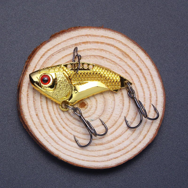 SEAPESCA 1 шт. ложка рыболовная приманка металлическая Crankbait 45 мм 16 г с басами тройник 2