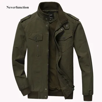 

Military Tactical Army bomber Men Windbreaker Jackets Coats Autumn 101 Air force one Casuals men's Cargo jacket Brand Clothing