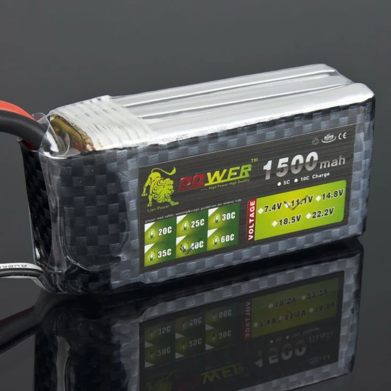 1pcs Lion Power 11.1V 1500MAH 40C max 45C AKKU LiPo RC Battery For Rc Helicopter 1pcs Lion Power 11.1V 1500MAH 40C max 45C AKKU LiPo RC Battery For Rc Helicopter