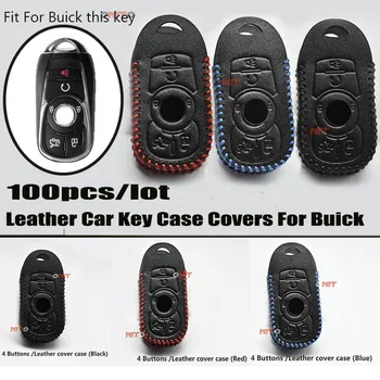 

100pcs/set For Buick Regal Auto Remote holder car accessories buttons leather Auto Car Key Fob Cover Case bag car keyboard case