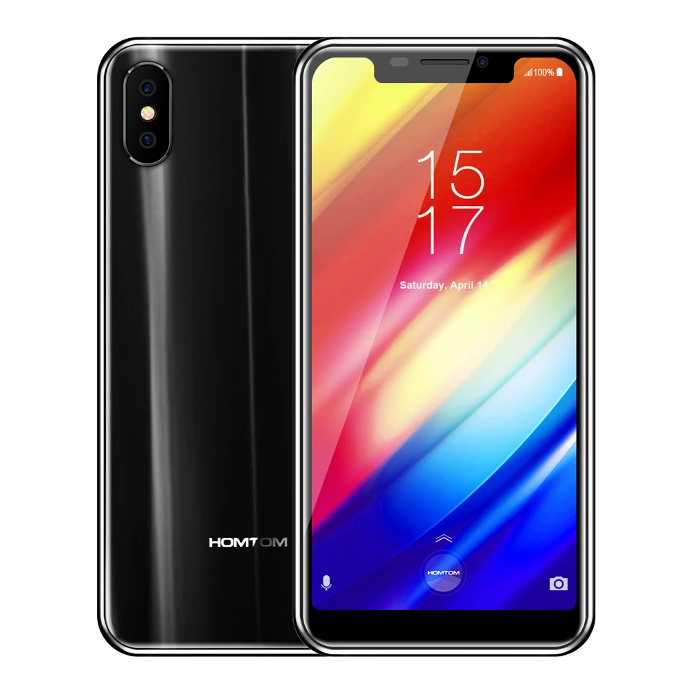 HOMTOM H10 Notch Screen 4GB 64GB мобильный телефон Android 8,1 Face ID 4G 5,8" Octa Core 3500 мАч 16MP сбоку отпечатков пальцев cмартфон