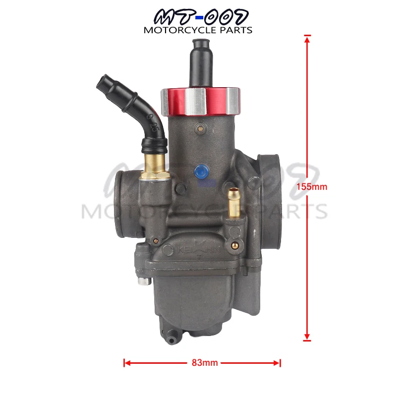 Супер производительность гоночный карбюратор PE28 PE30 28 мм 30 мм Потяните демпфер для KEIHIN Мотоцикл мопед скутер Байк ATV Quad