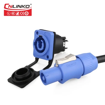 

3 Pin Led Lighting IP65 Plug and Socket Outdoor Male and Female Power Cable Plug Connector