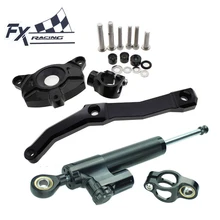 

CNC Aluminum Motorcycle Steering Stabilizer Damper Mount Kit Bracket Complete Set For Kawasaki Z1000 Z 1000 2010 2011 2012 2013
