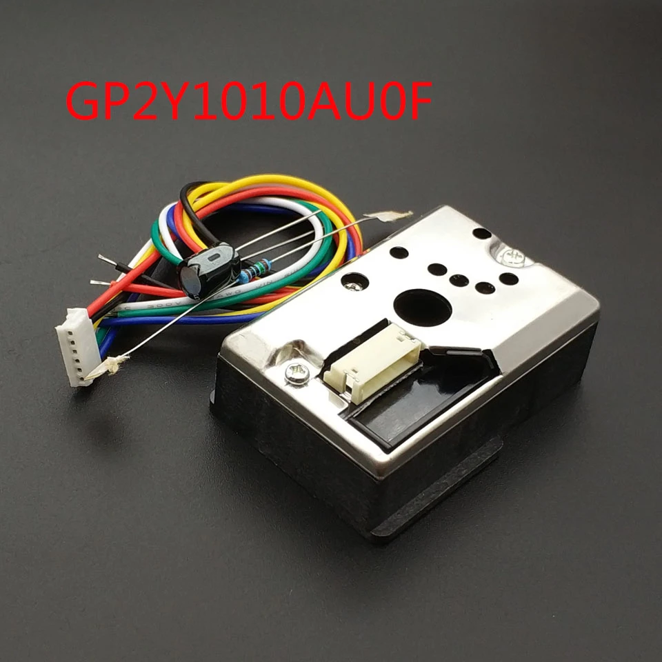 GP2Y1014AU0F компактный оптический датчик пыли совместимый GP2Y1010AU0F GP2Y1010AUOF датчик дымовых частиц с кабелем