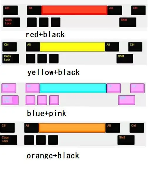 

10pcs PBT Keycaps Functional Key Caps for Mechanical Gaming Keyboard Double Shot