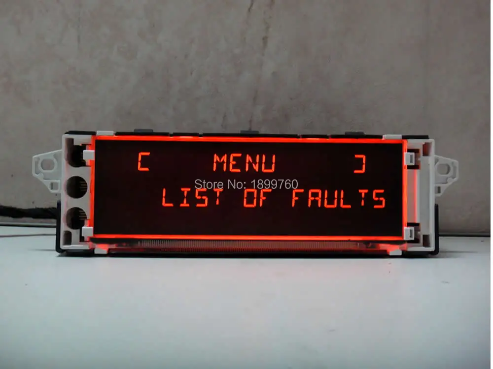 Original factory High quality screen support aux Display red monitor 12 pin for Peugeot 307 408 citroen C4