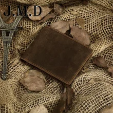 Новинка crazy horse кожаный бумажник кошелек мужской из натуральной кожи короткий дизайн кошельки ретро два сложения мульти-карты бумажник 8029