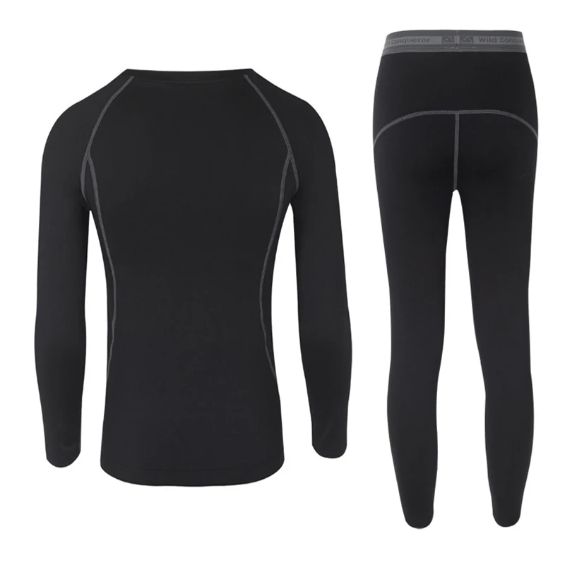  Thermal Winter Clothes Two Piece Set Women Hot-Dry Technology Surface Thermo Women Set Tops and Pan