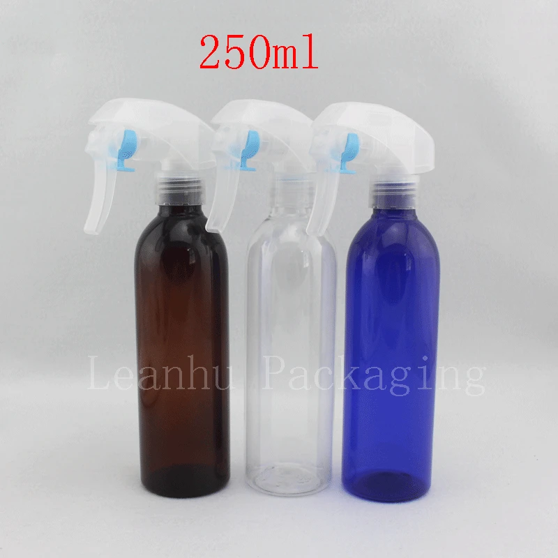 250ml empty transparent trigger spray plastic bottles