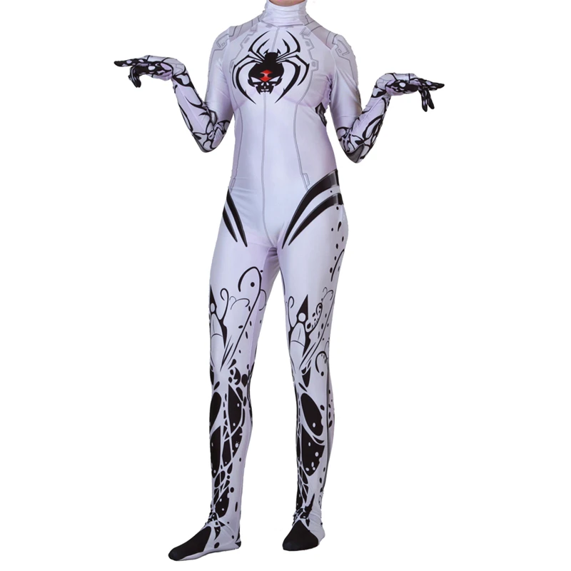 Women-Spider-Gwen-Venom-Cosplay-Costume-Superhero-Zentai-Bodysuit-Suit-Jumpsuits (1)