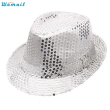 Best Deal New Adult Fashion Women Men Sequined Hats Dance Stage Show Performances Caps Gift 1PC