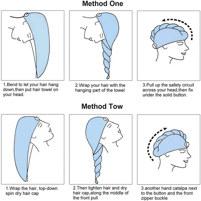 Полотенце из микрофибры/полотенце для волос для женщин, супер абсорбирующее быстросохнущее полотенце для волос/тюрбан для сушки вьющихся, длинных и густых волос