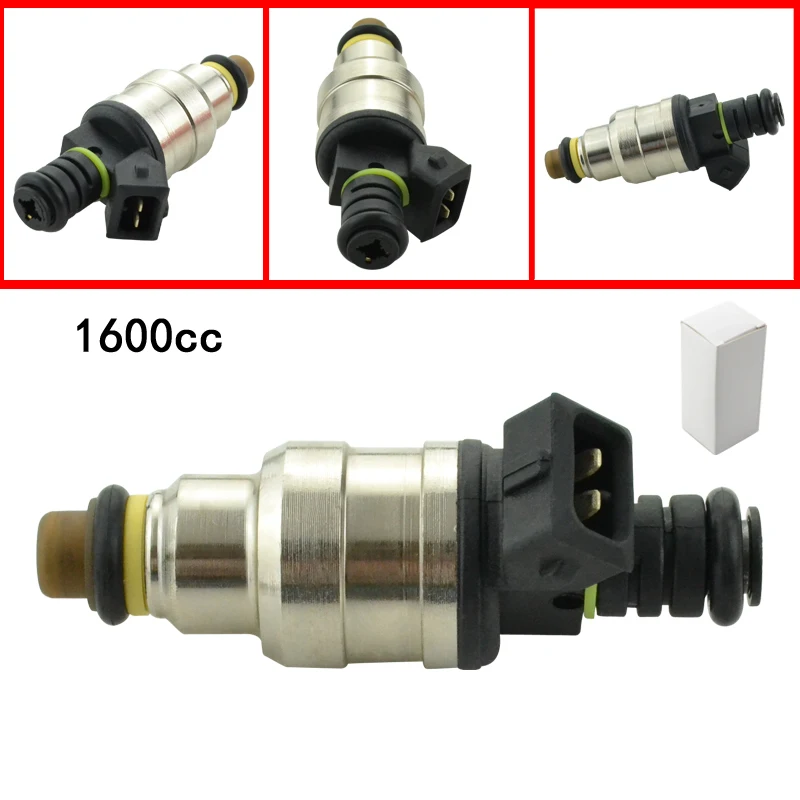 Universal 1600 Cc Fuel Injector Low Impedance Fuel Spray Nozzle 1600cc