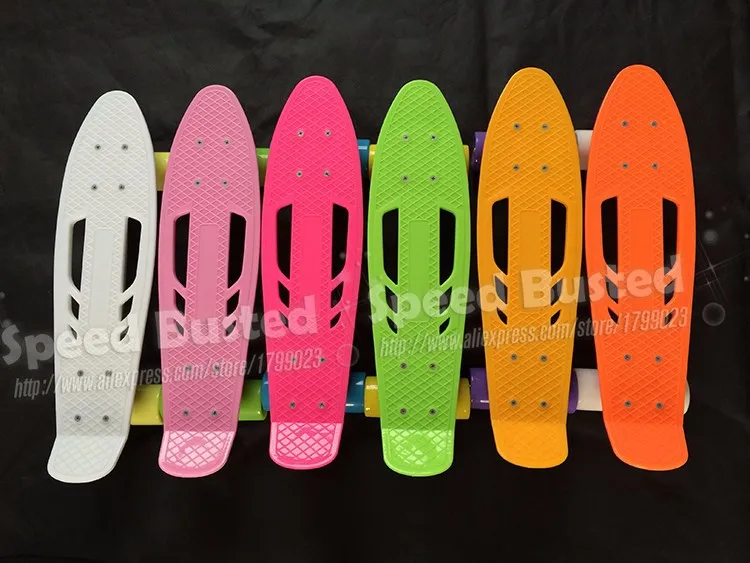 2019 новый полый портативный скейтборд 22 "полный Пенниборд пластик мини скейт лонгборд Ретро Крейсер длинные скейтборды