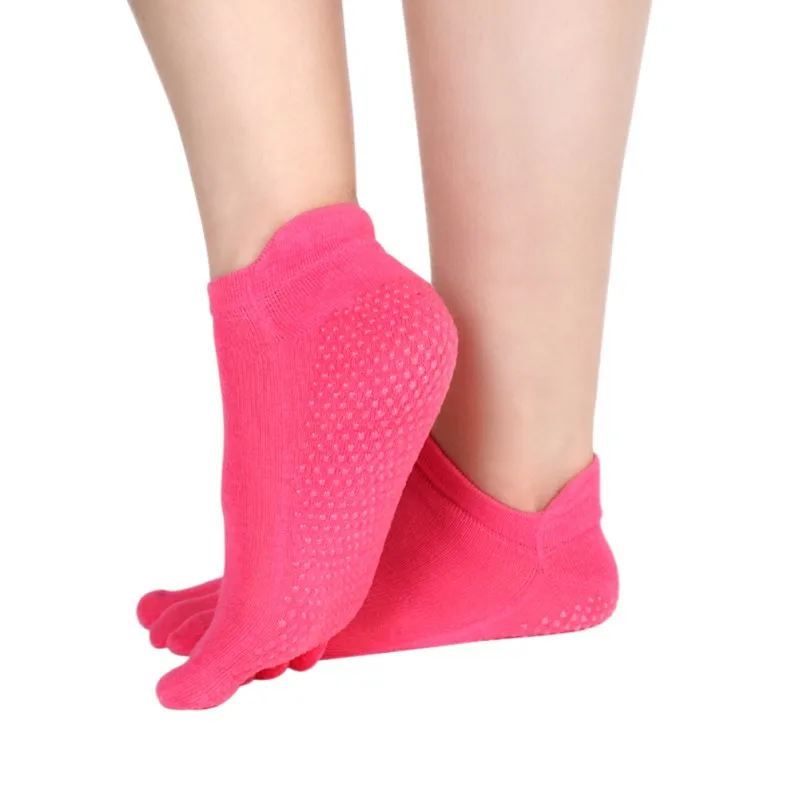 1 Pair Women Yoga Fitness Socks Non Slip Durable Dance Ankle Grip Socks