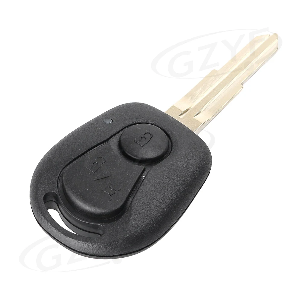 2-Button Key Shell for SSANGYONG Actyon Kyron Rexton PG190 Replacement Fob Cover