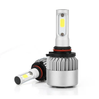 

2 X S2 9006/HB4 Headlight Bulb LED 36W 3600LM 9V-36V Waterproof IP68 6000K Cold White 200M Light Range Car SUV HID RV ALL IN ONE