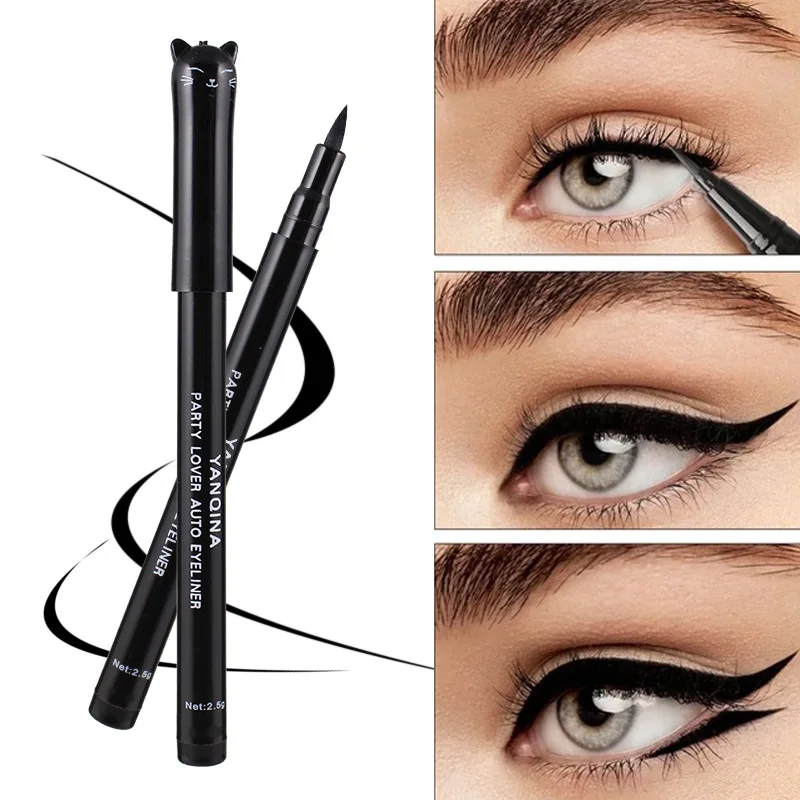 Sexy Cat Black Waterproof Liquid Eyeliner Make Up Beauty Comestics Long-lasting Eye Liner Pencil Makeup Tools Cosmetics