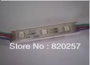 20 штук/Коллона DC12V водонепроницаемый светодиодный модуль с WS2811 интегральную схему 3 pcs SMD 5050 RGB ПВХ для дома