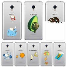 Drôle D'avocat Banane Couverture Arrière Pour Meizu M2 M3 M5 M6 Note Silicone Souple coque de téléphone Pour Meizu M6 M6S M6T M5 M5C M5S M3 M3S M2(China)