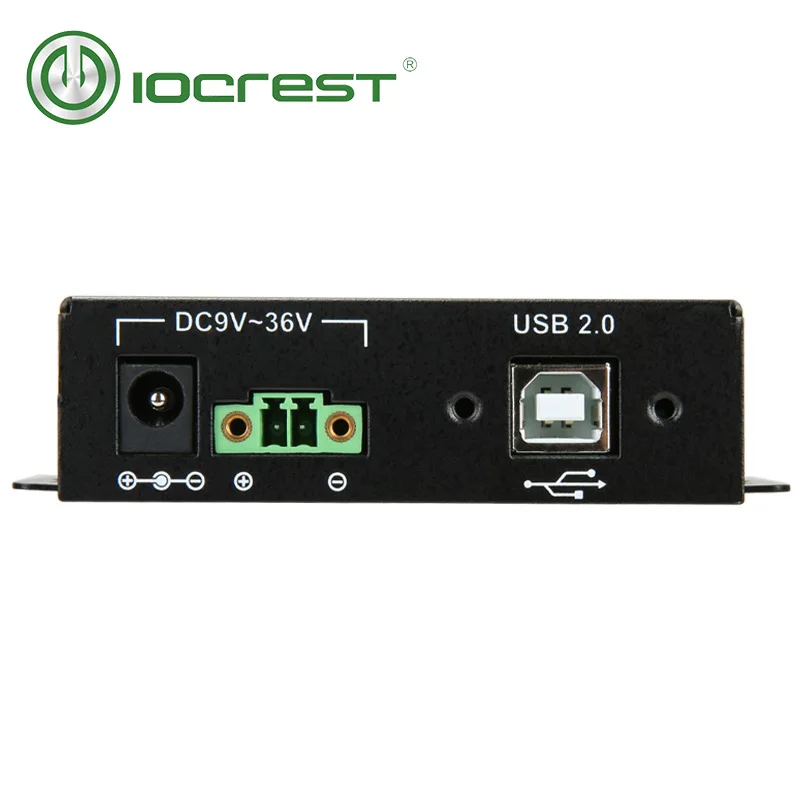 IOCREST USB 2.0 4 pin female to 2 ports rs232 db9 serial converter adapter FTDI3410 chips