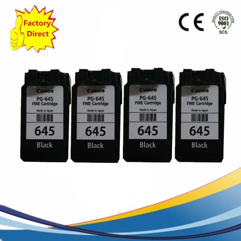 4BK PG645XL PG 645XL PG-645XL CL-646XL CL646XL CL 646XL чернильные картриджи многоразовых картриджей для Canon Pixma MG 2460 2560 2960 2965 - Цвет: 4BK