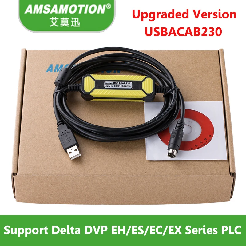 USBACAB230 для Delta PLC программируемый кабель USB к RS232 адаптер DVP ES EX EH EC SE SV SS серии