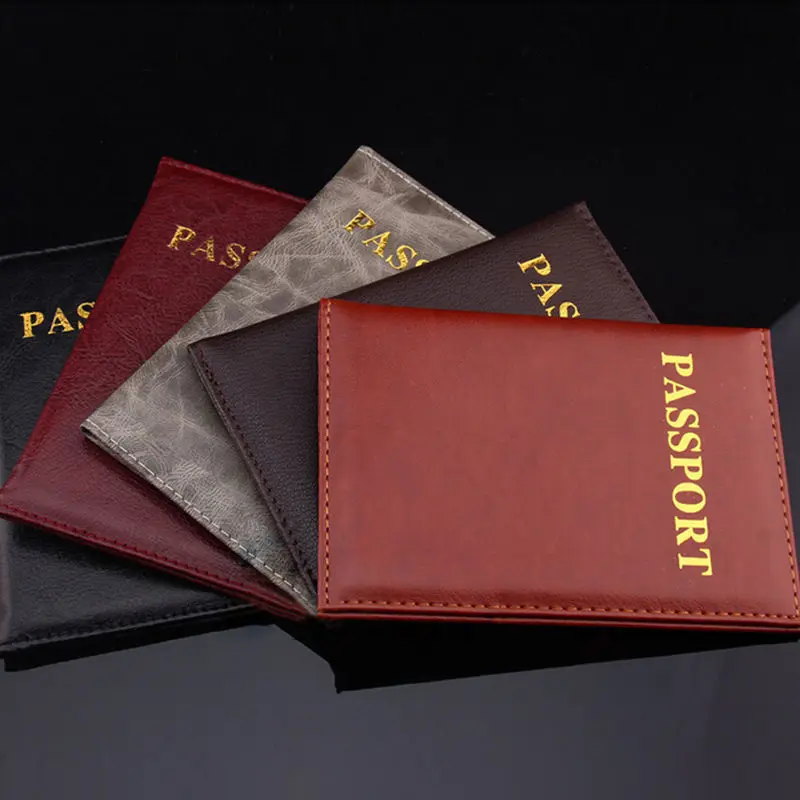 1PC High quality Travel Passport Holder Card CasePU Leather Fashion
