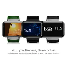 2017 de La Moda Tarjeta insertada DM98 anti-perdida SmartWatch GPS 2.2 “900 Mah Pantalla SmartPhone con LED Dual Core Cámara de WIFI 3G QQ GPS