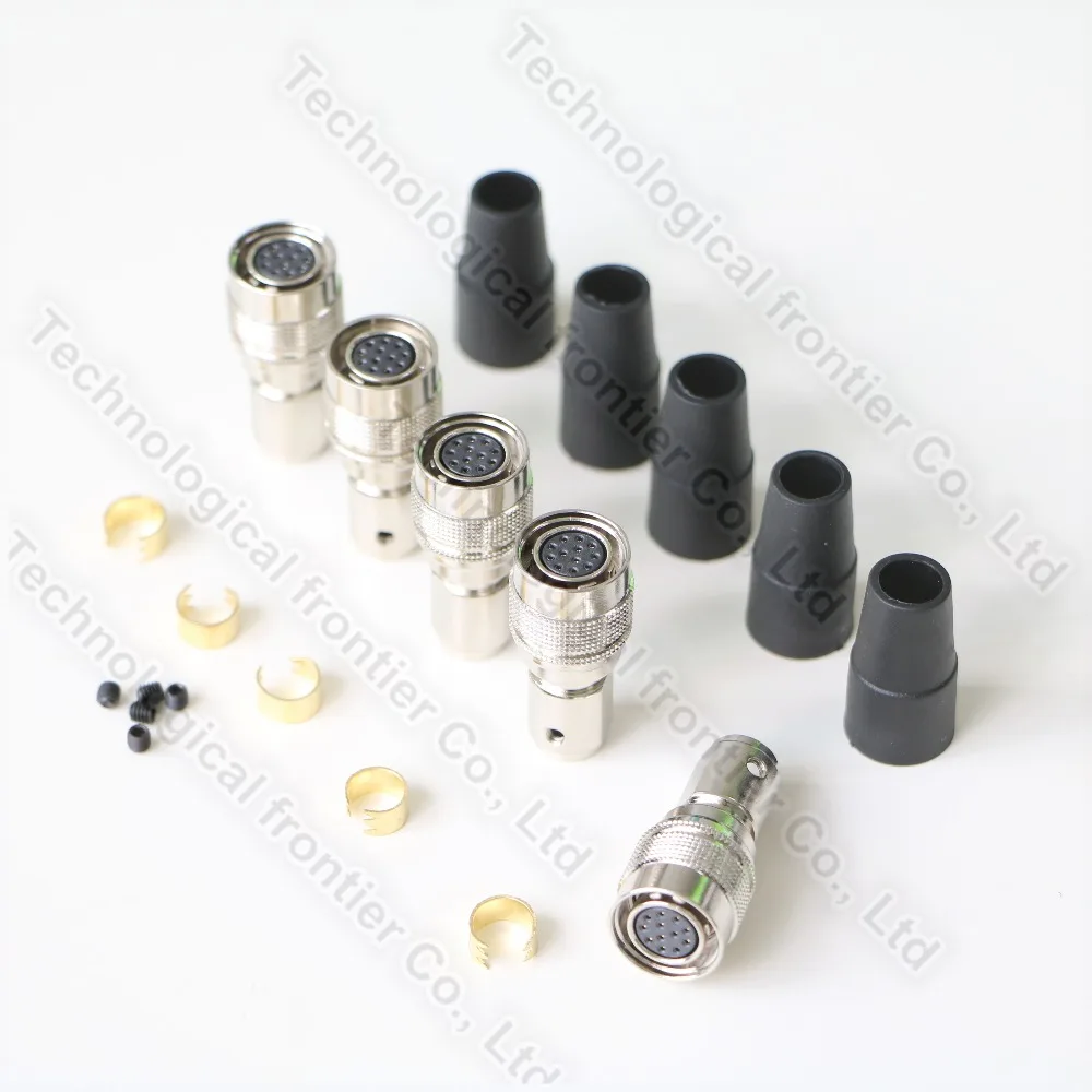 

5 Pcs Hirose 12 Pin Female Compatible Connector HR10A-10P-12S for Sony DXC CCD Cameras
