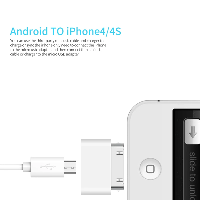 Micro-USB-Adapter-Quick-Charging-Converter-for-iphone-4s-4-for-ipad-2-for-ipad-3-USB-3.0-OTG-Cable-USB-C-Charger-Line-USB-30-Pin-5