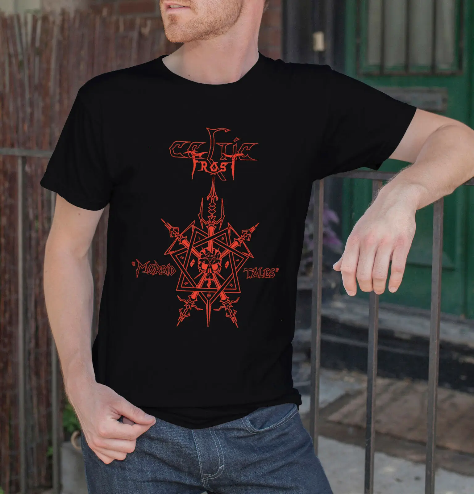 

2019 Fashion Celtic Frost Morbid Tales Men Black T-Shirt Metal Band Tee Shirt Tee Hoodie