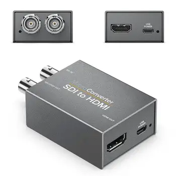 

2-way Micro Converter SDI To HDMI With Power Two SDI In To HDMI Output Mini 3G HD SD-SDI Video Converter Adapter